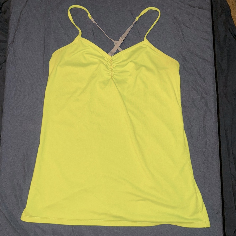Women's Yellow work out tank